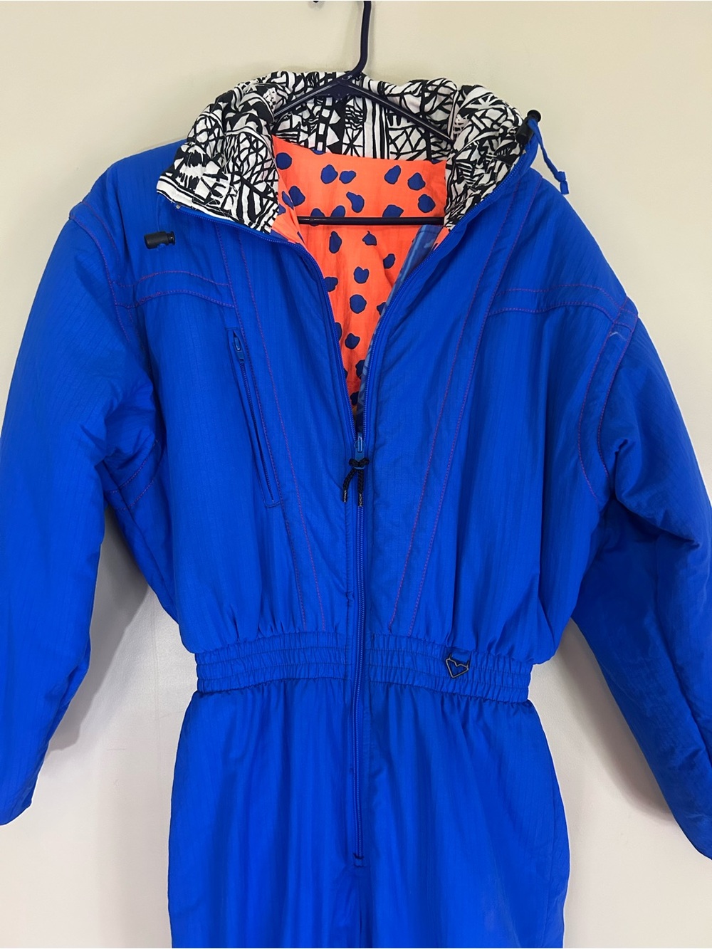 Obermeyer vintage Electric Blue One-Piece Ski/Snow Suit